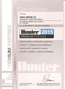 Certifikát 5 - VODA SERVIS Pardubice